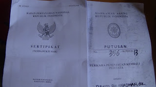 Pemegang Tanda Bukti Hak Harus Siap-siap Dieksekusi