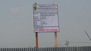Pelaksana Pekerjaan Pembuatan Taman JLS PT Aneka Tata Sarana