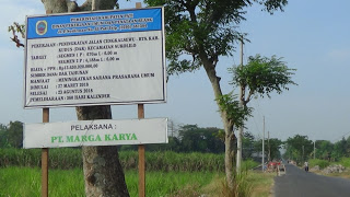 Rekanan Proyek Jalan Miliaran Rupiah Ditegur Pengguna Anggaran