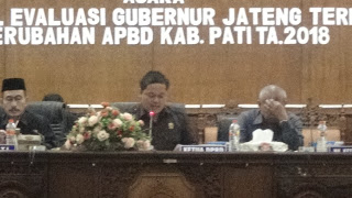 Raperda Perubahan APBD Kabupaten Pati Tahun Anggaran 201 Ditetapkan