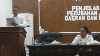 Eksekutif Sampaikan Penjelasan Dua Raperda dalam Sidang Paripurna DPRD