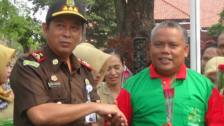 Kajari Pantau Pembangunan Taman Bandeng di Ujung Barat JLS