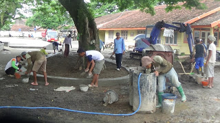 Penataan Lokasi PKL KPH Pati Tahap Finishing