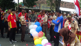 Dandim 0718 Pati Lepas Peserta Kirab Budaya Imlek