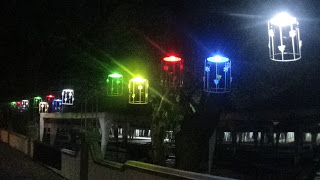 Uji Coba Lampu di Lingkungan Pusat Kuliner Pati, Masih Belum Abyor