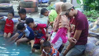 Uji Ikan Terapi di Kolam Kampus Kehidupan