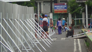 Pemagaran Keliling Alun-alun Pati Dimulai