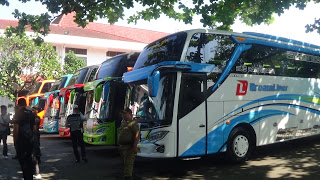Sembilan Bus Pembawa Pemudik Gratis Meninggalkan Jakarta; Bus Penjemput dari Pati Masuk TMII