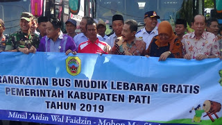 Rombongan Pemudik Asal Pati yang Difasilitasi Pemkab Lepas dari Kendal