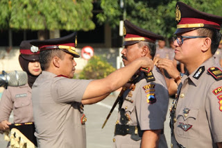 Kapolres Pimpin Sertijab Empat Pejabat Polres Pati