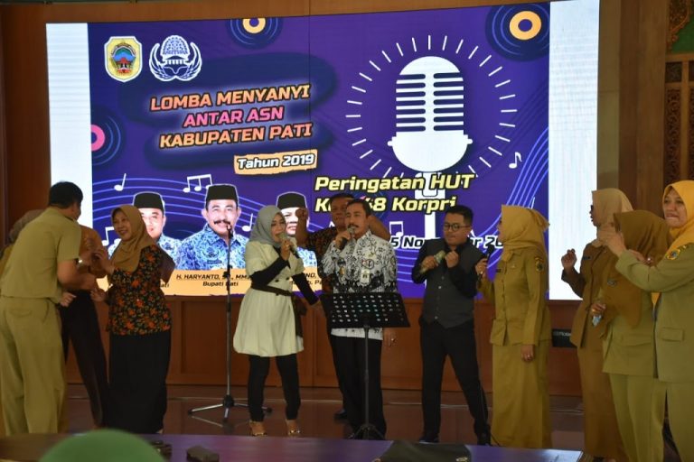 Meriahkan HUT Korpri Ke- 48, Pemkab Pati Gelar Lomba Menyanyi Antar OPD