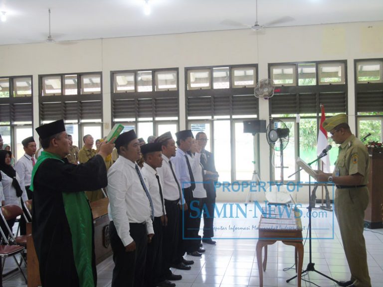 Anggota BPD di Lima Desa DiLantik Oleh Camat Pati