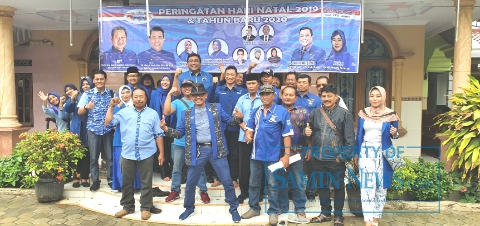 Peringati Natal dan Tahun Baru, Ketua DPC Demokrat Pati bersama Pengurus Bakti Sosial Santunan Anak Yatim