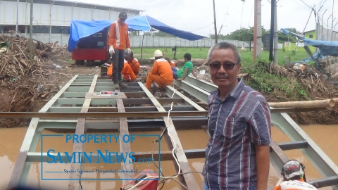 Jembatan yang Dibongkar Sudah Diganti Baru