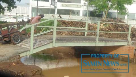 Ganti Jembatan di Hilir Jembatan PT Lotus yang Tersumbat Sampah