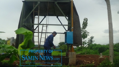 Sumur Bor yang Siap Diserahkan Kepada Warga Pegandan