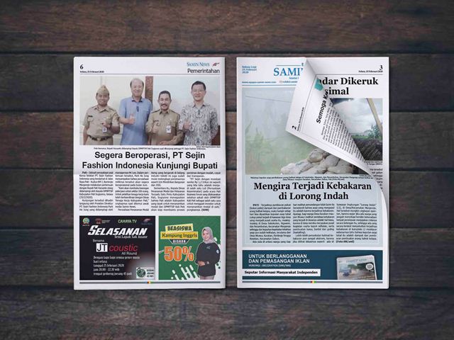 E-Koran Samin News Edisi 25 Februari 2020