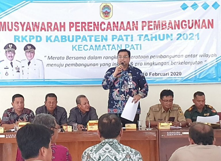 Musrenbang Kecamatan Pati, Wakil Ketua 1 DPRD Soroti Antisipasi Banjir