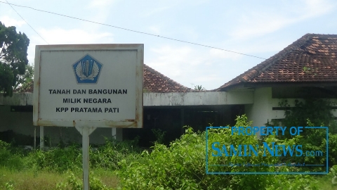 Bangunan Bekas KPP Pati Bertahun-tahun Mangkrak