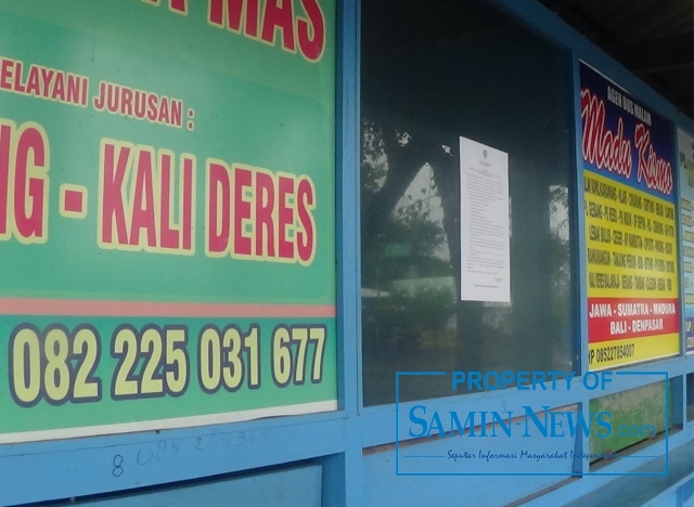Loket Penjualan Tiket Bus Malam ke Jakarta Lengang