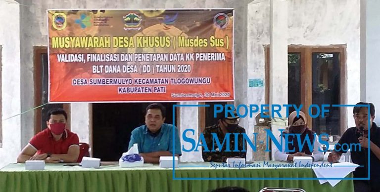 Pemdes Sumbermulyo Gelar Musdes Penetapan Data Penerima BLT DD