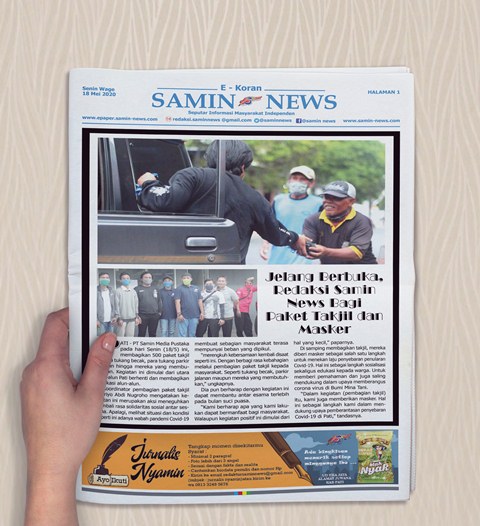 E-Koran Samin News Edisi 18 Mei 2020