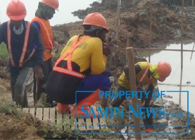 Akses Jalan di Lingkungan Kolam Tambat Kapal Mulai Dikerjakan