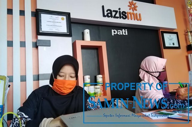 Lazismu Pati Salurkan 2084 Paket Sembako