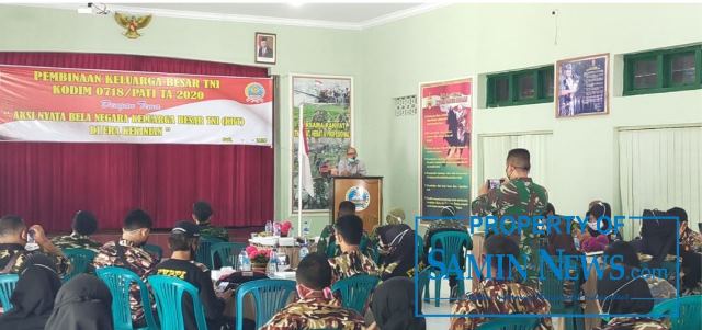 Kodim Pati gelar Silaturahmi Bersama KBT di Aula Suluh Bhakti.