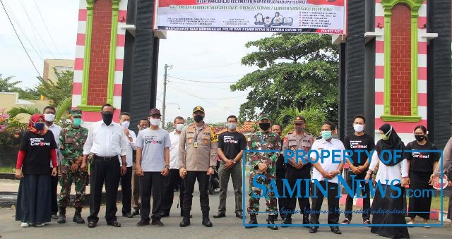 Polres Pati Gelar Pencanangan Kampung Siaga Covid