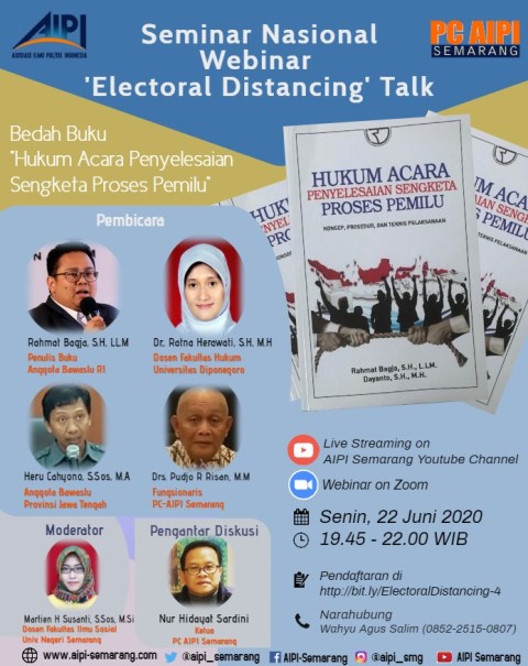 Seminar Nasional Webinar Electoral Distancing Talk