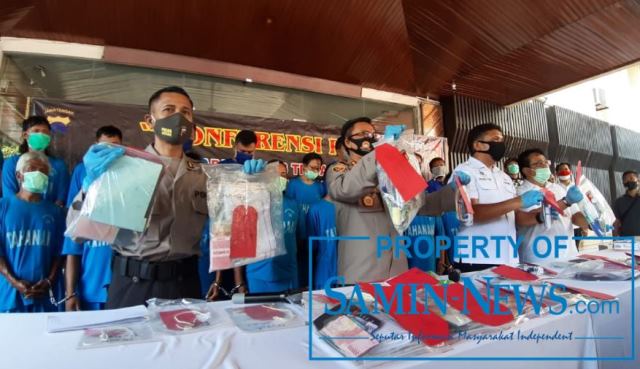 Polda Jateng Amankan 67 Penjudi di Lokasi Berbeda