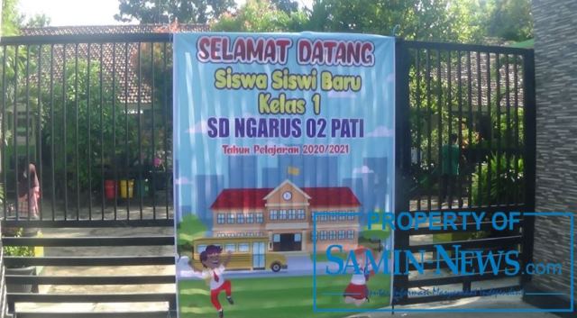 Disambut Ucapan Selamat Datang, Murid Baru SD  dan SMP  Belum juga Datang