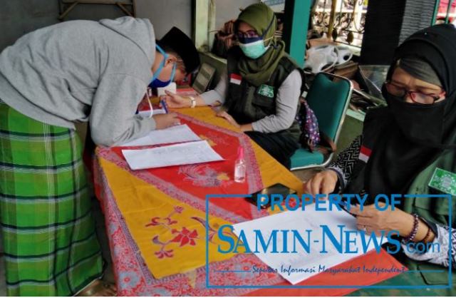 Santri Lirboyo ikuti Rapid Test sebelum Balik Pondok Hari Senin Lusa