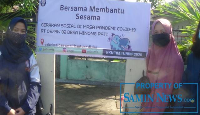 Mahasiswi Undip yang  KKN Mencoba Peduli