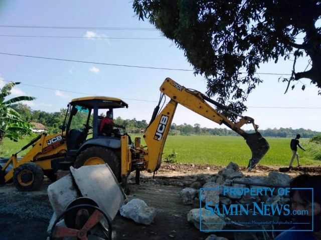 Pekerjaan Jembatan Tegalombo Wewenang PU Pati