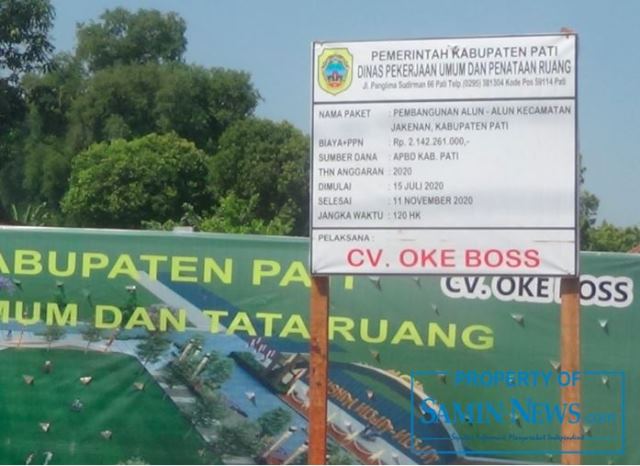 Alun-alun Jakenan Dikerjakan dalam 150 Hari Kalender