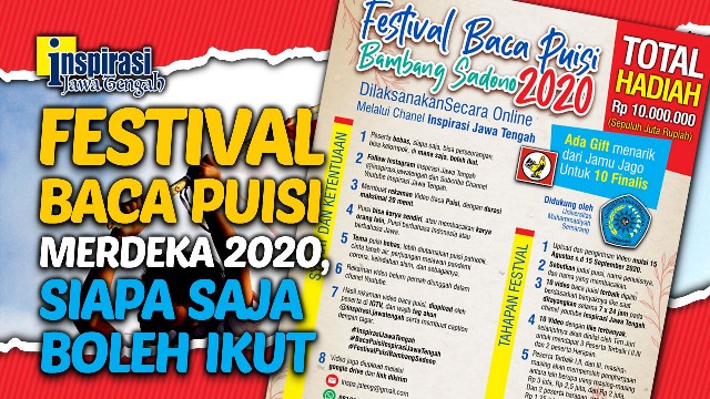 Festival Baca Puisi Bambang Sadono  2020