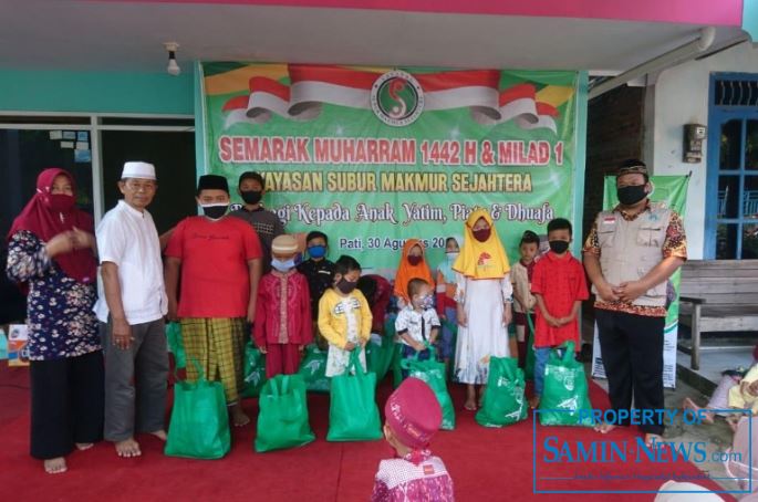 Yayasan Subur Makmur Sejahtera Serahkan Santunan Kepada Anak Yatim