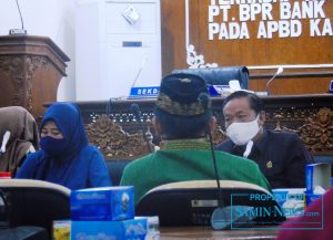 public hearing Rancangan Peratutan Daerah (Raperda) tentang Penyelenggarakan Tanggung Jawab Sosial dan Lingkungan Perusahaan (TJSLP).