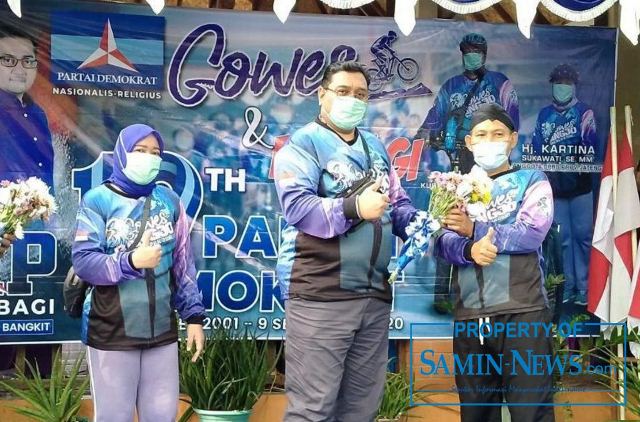 Puncak Acara HUT Ke-19 Demokrat, Joni Gelar Gowes ke Buper Regaloh