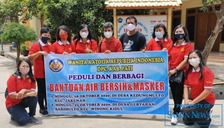 Peduli dan Berbagi Kembali Dilakukan Wanita Katolik Cabang Pati