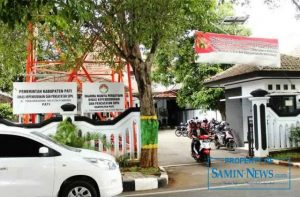 Kantor Dinas Kependudukan dan Pencatatan Sipil (Dispendukcapil) Kabupaten Pati.