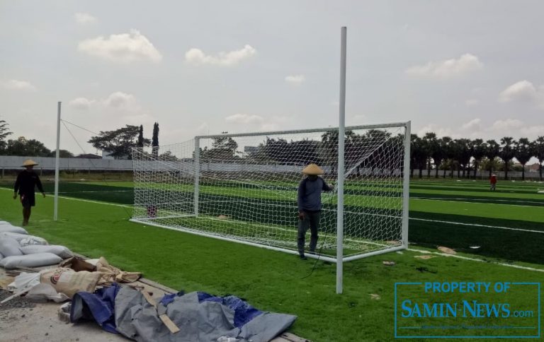 Berharap Turun Hujan Deras Kawasan Kota Pati; Uji Peresapan dan Drainase Lapangan Stadion Joyokusumo