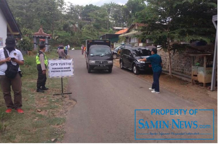 Camat Gembong Lancarkan Operasi Yustisi Penegakan Hukum Protokol Kesehatan