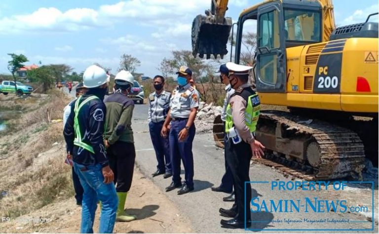 Dishub Beri Arahan Pelaksana Lapangan Paket Pekerjaan Rigid Beton Ruas Jalan Bajomulyo