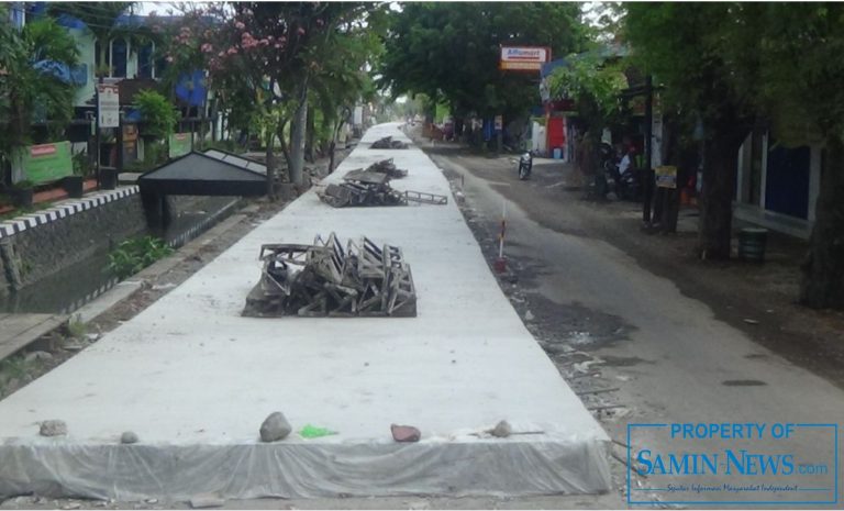 Rekanan Terus Maksimalkan Rigid Beton Ruas Jalan Bajomulyo