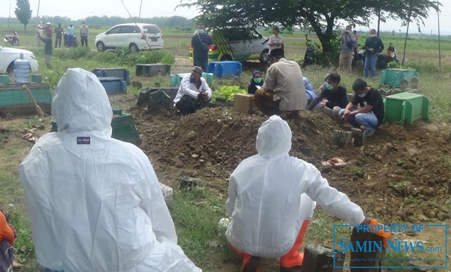 Sampai Siang Ini Baru Berlangsung Satu Pemakaman Standar Protokol Covid-19