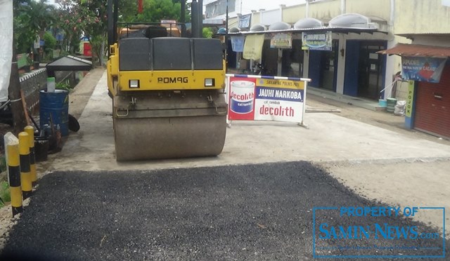 Ujung Jalan Rigid Beton di Bajomulyo Dibuatkan Oprit