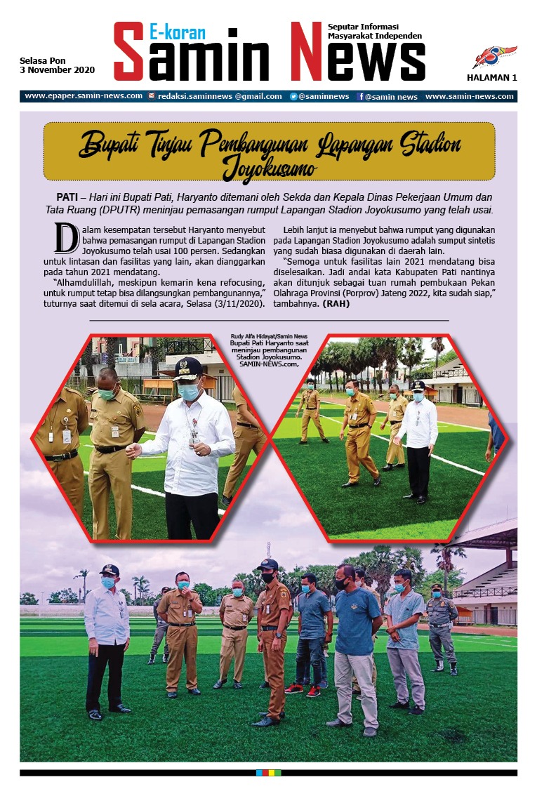 E-Koran Samin News Edisi 03 November 2020